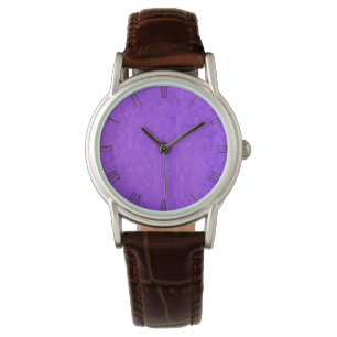 Lavender Purple Mosaic, Ladies Wrist Watch