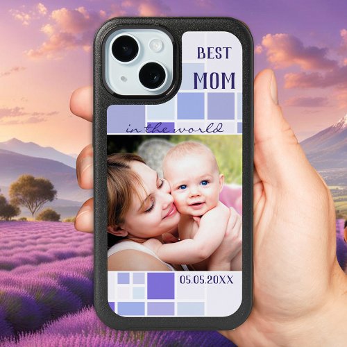 Lavender Purple Mothers Day Photo Phone Case