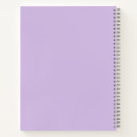 Personalized Elegant Purple Pink Sketchbook Notebook