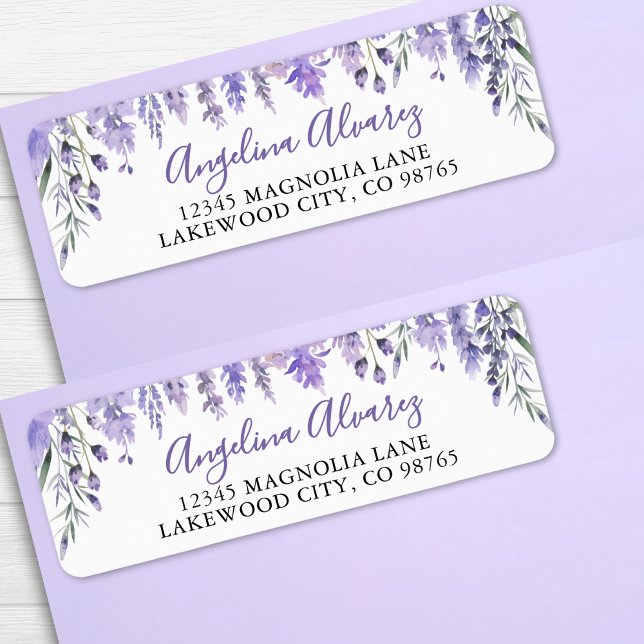 Lavender Purple Quinceañera Label (Lavender Purple Quinceañera label)