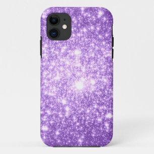 Lavender Purple Stars iPhone 11 Case