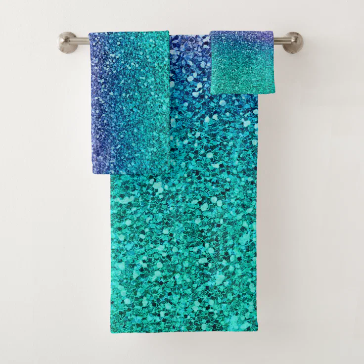 sparkle bath towel sets