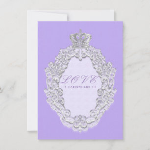 Lavender Purple Vintage Crown Fairy Tale Wedding