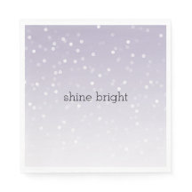 Lavender Purple White Bokeh Confetti