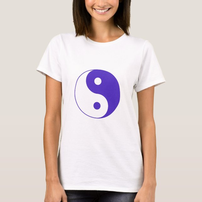 Lavender Purple Yin-Yang T-Shirt (Front)