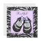 Lavender Purple Zebra Baby Shower