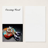 Lavender Quartz Stone Earring Card (Front & Back)
