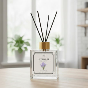 Lavender Reed Diffuser Label