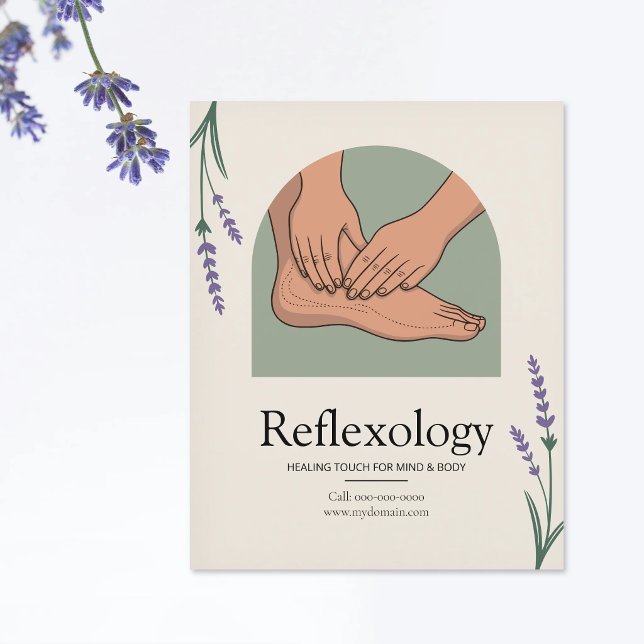 Lavender - Reflexology Flyer (Lavender - Reflexology Flyer)