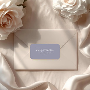 Lavender Return Address Labels