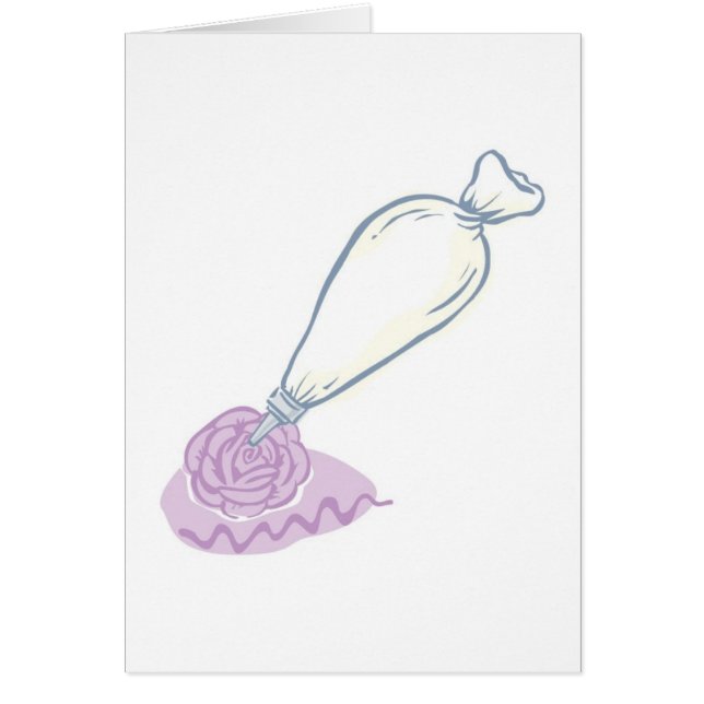 Lavender Rose and Pastry Bag (Front)