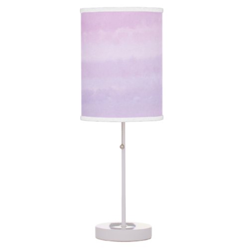 Lavender Rose Is My Favorite Color Table Lamp