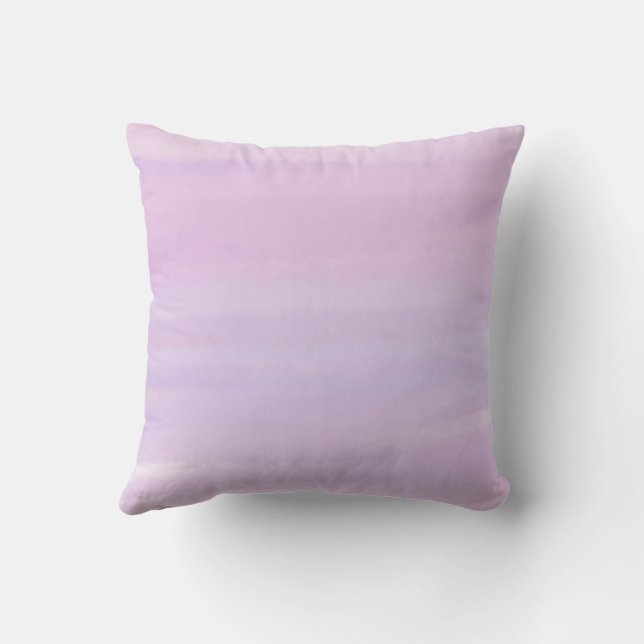 Lavender Rose Is My Favorite Color Throw Pillow (Back)