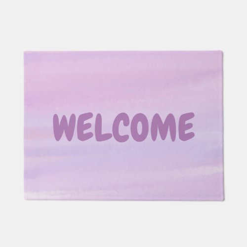 Lavender Rose Is My Favorite Color Welcome Doormat