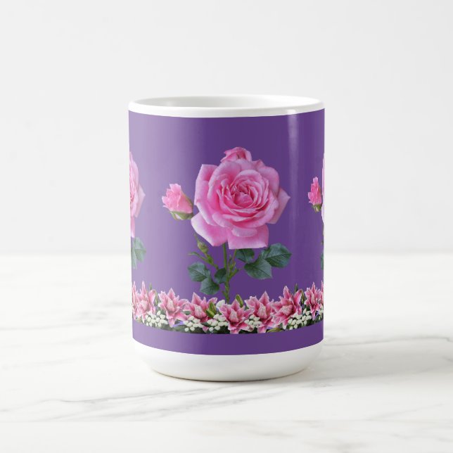 Lavender Rose Of Sharon Coffee Mug (Center)
