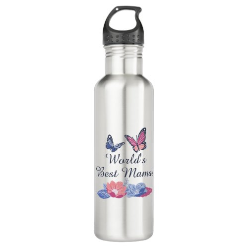 Lavender Rose Pink Personal Insulated  Stainless Steel Water Bottle