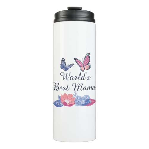 Lavender Rose Pink Personal Insulated  Thermal Tumbler
