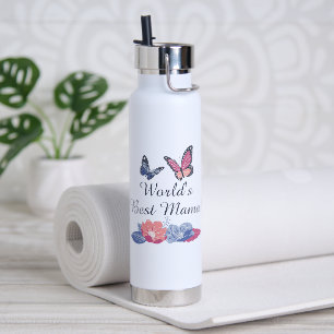 Lavender Rose Pink Personal Insulated Water Bottle