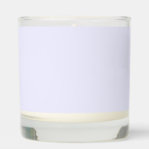 Lavender Rose Soft Pale White Pastel Solid Color b Scented Candle