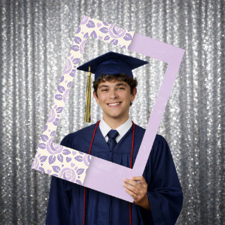 Lavender Rose Split Selfie Frame