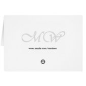 Lavender Roses Card (Back Horizontal)