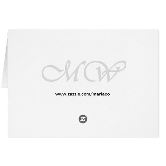 Lavender Roses Card (Back Horizontal)