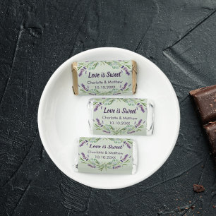 Lavender sage green wedding favor Love is Sweet