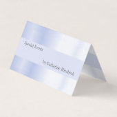 Lavender Satin Look Minimal Elegant Professional Business Card (Front)