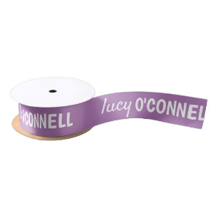 Lavender Satin Ribbon - Personalized Ribbon