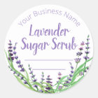 Lavender Sugar Scrub Labels Custom Mason Jar | Zazzle.com