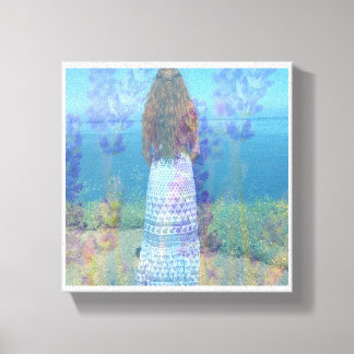 Lavender Sea Canvas Print
