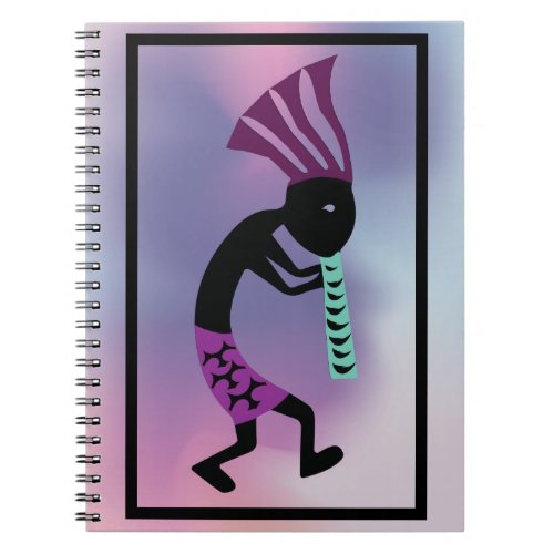 Lavender shades of Kokopelli Notebook