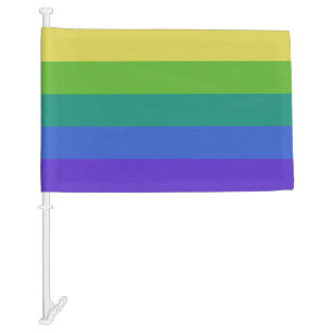 Lavender Shift Car Flag