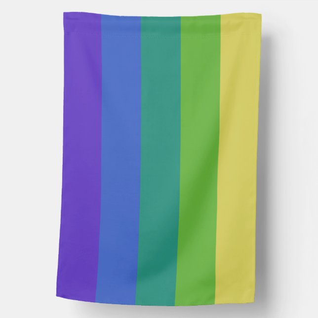 Lavender Shift Weatherproof House Flag (Front)