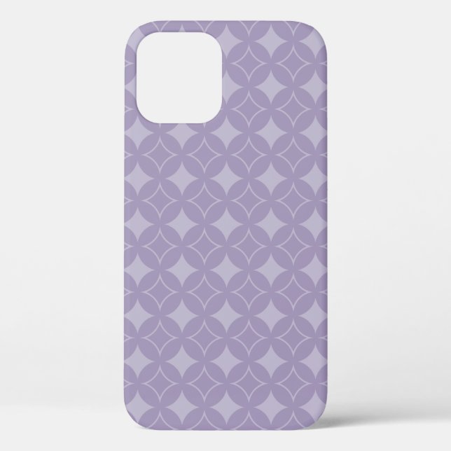 Lavender shippo pattern Case-Mate iPhone case (Back)