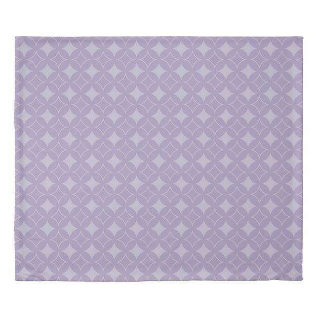 Lavender shippo pattern duvet cover (Front)