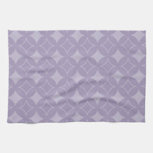 Lavender shippo pattern kitchen towel