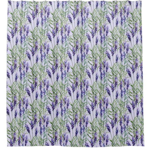 Lavender Shower Curtain (Front)