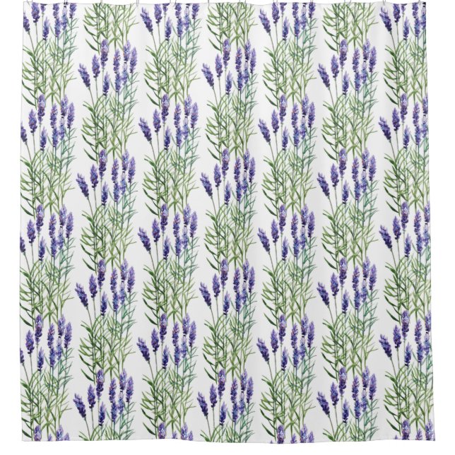 Lavender Shower Curtain (Front)