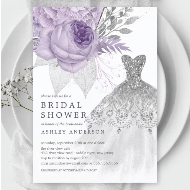 blue dress for baby girl Miss to Mrs Bridal Shower Invitation Template