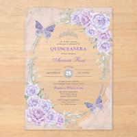 Lavender Silver Quinceanera Mis Quince 15 Anos