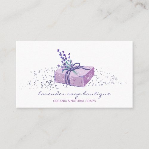 Lavender Soap Business Card