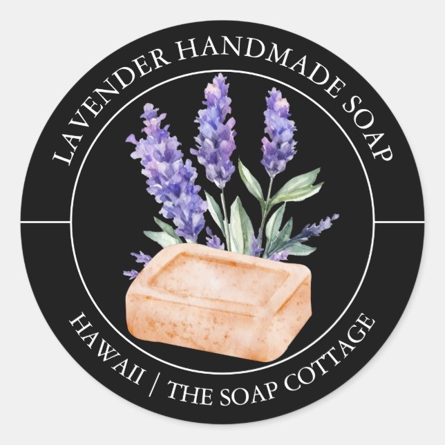 Lavender Soap label (Front)