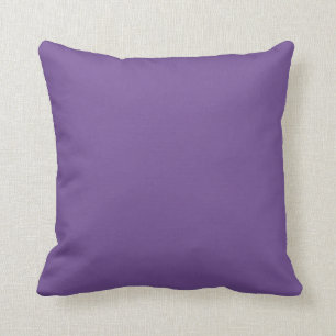 Lavender Solid Color Background Throw Pillow