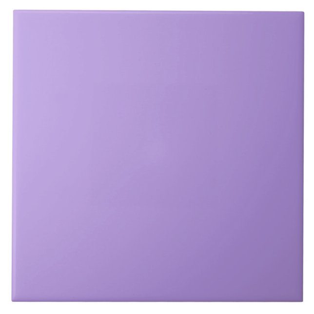 Lavender, Solid Color, Ceramic Tile (Front)