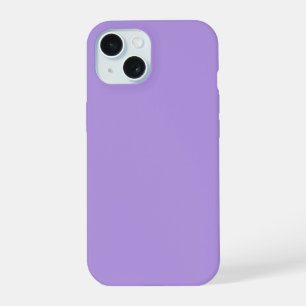Lavender, Solid Color, iPhone 15 Case