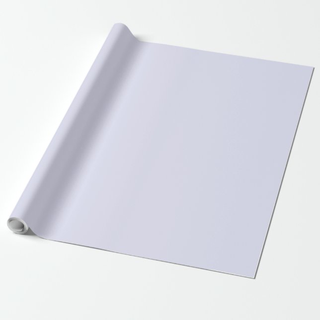 Lavender Solid Color Wrapping Paper (Unrolled)