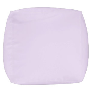 Lavender Solid Pouf