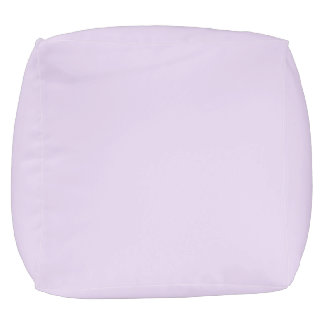 Lavender Solid Pouf