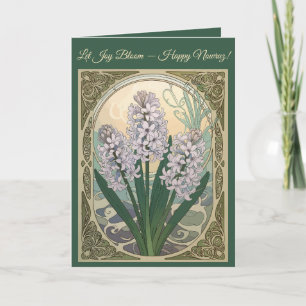 Lavender Sonbol Nowruz Hyacinth Harmonyl Card